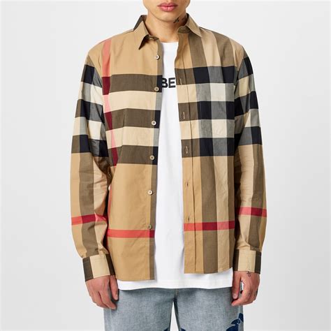 long sleeve burberry shirt cheap|burberry men's shirts 3x.